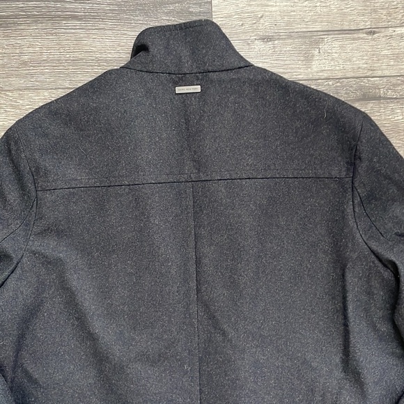 Andrew Marc | Mens Mid Length Wool Water Resistant Inner Bib Jacket XXL Charcoal - Picture 10 of 13